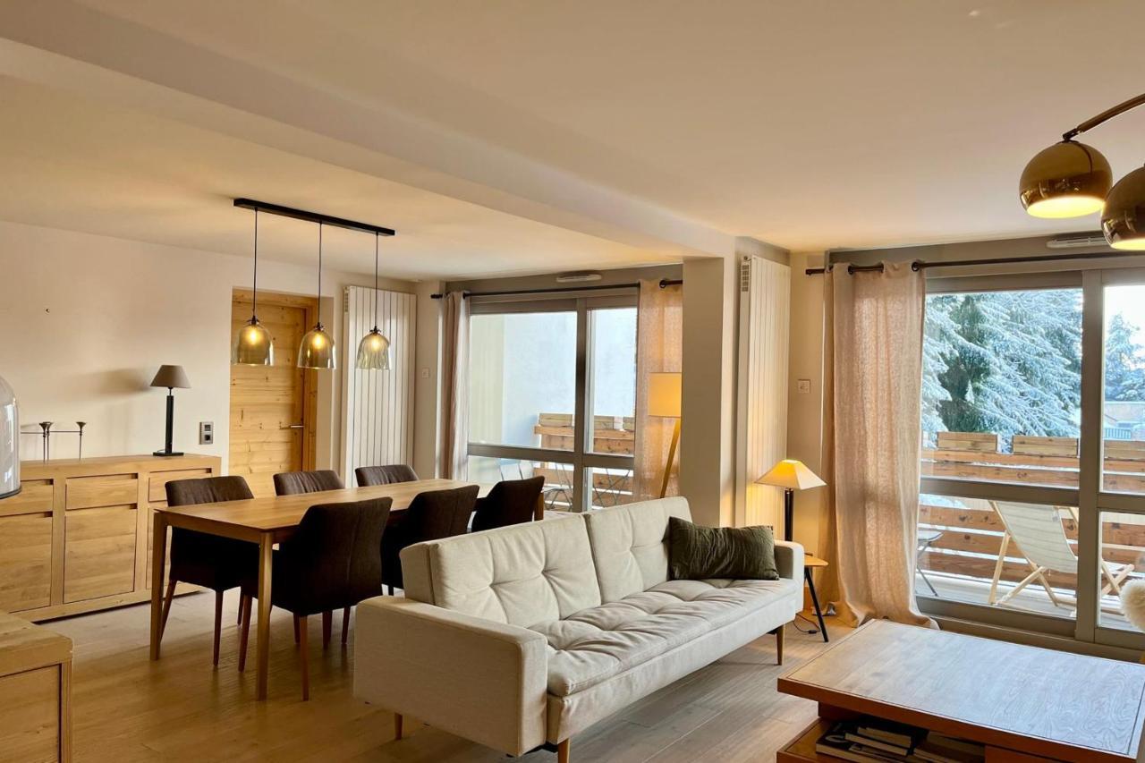 Modern Apt At The Foot Of The Slopes In Megeve Ngoại thất bức ảnh