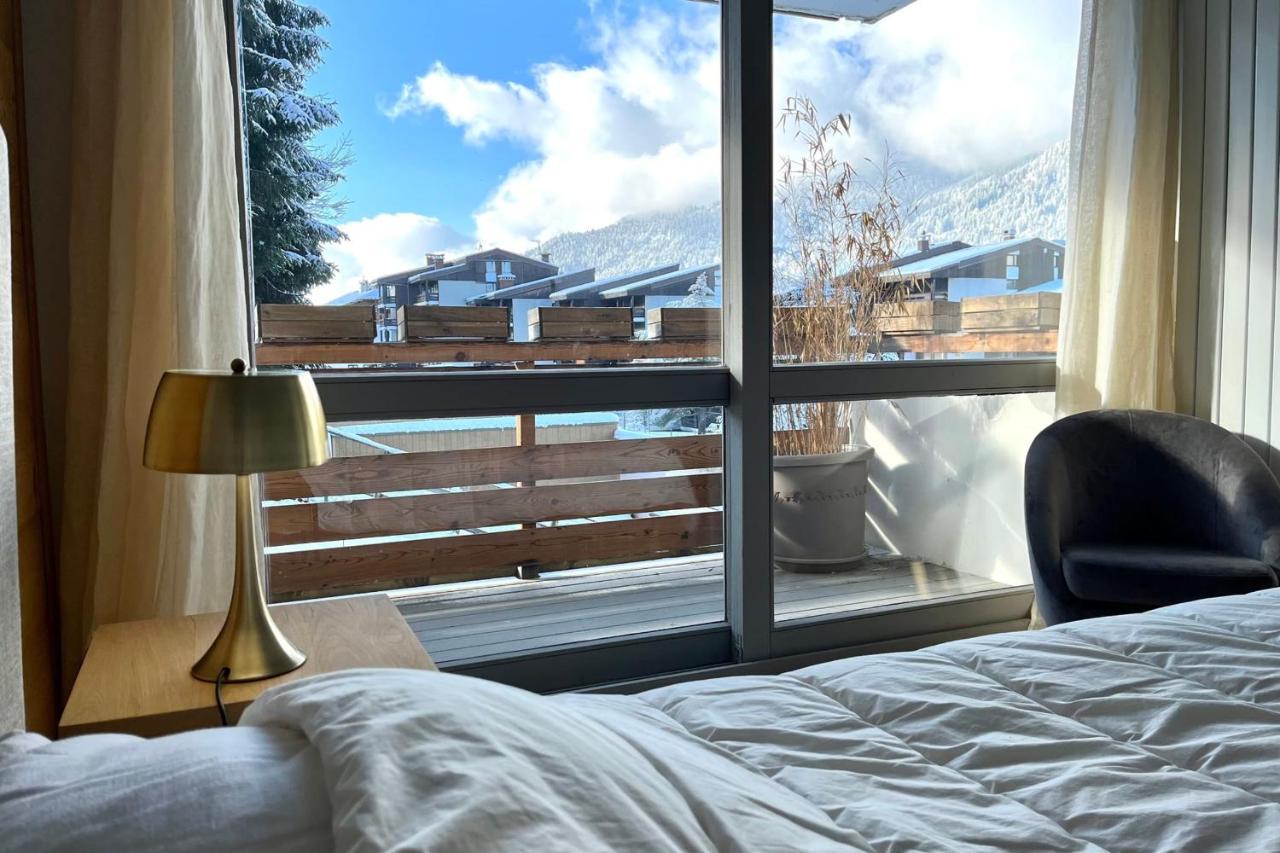 Modern Apt At The Foot Of The Slopes In Megeve Ngoại thất bức ảnh