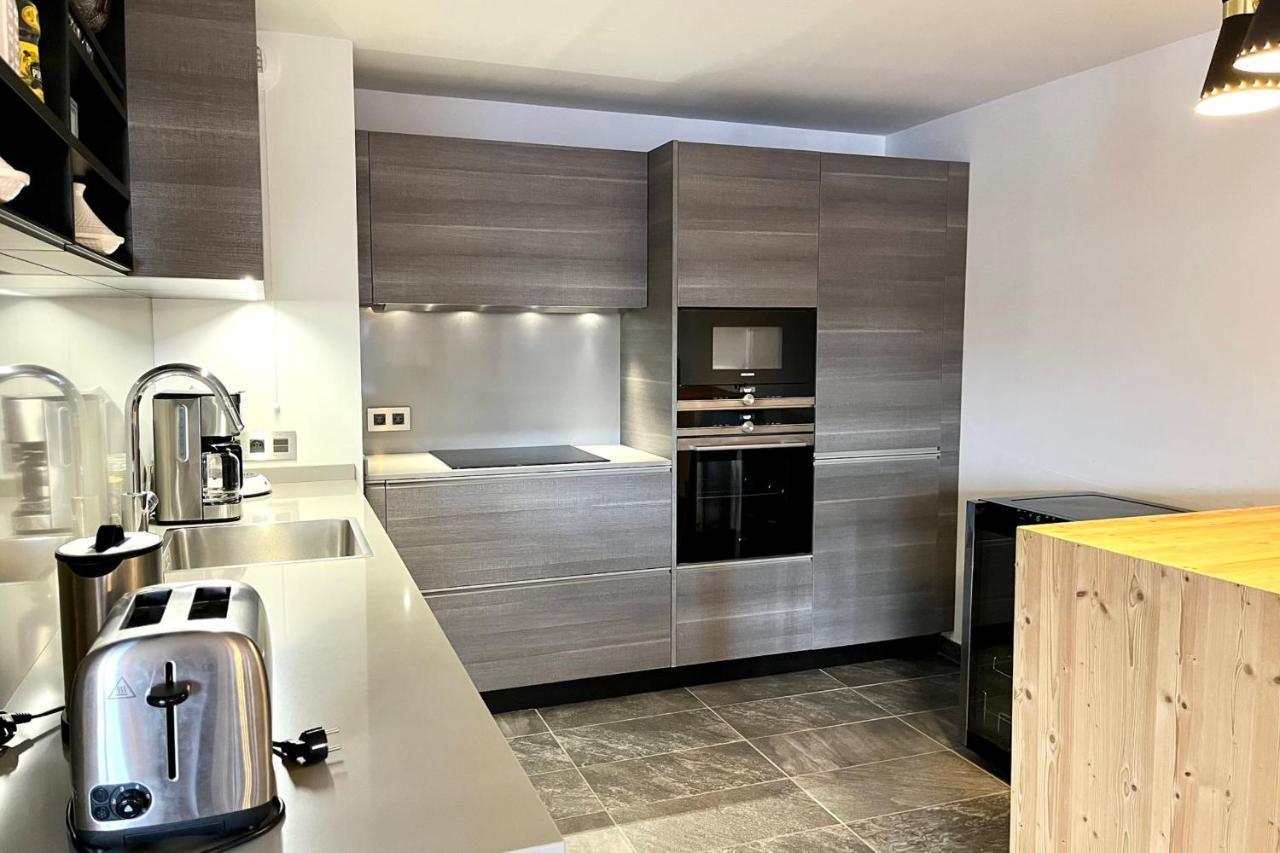 Modern Apt At The Foot Of The Slopes In Megeve Ngoại thất bức ảnh
