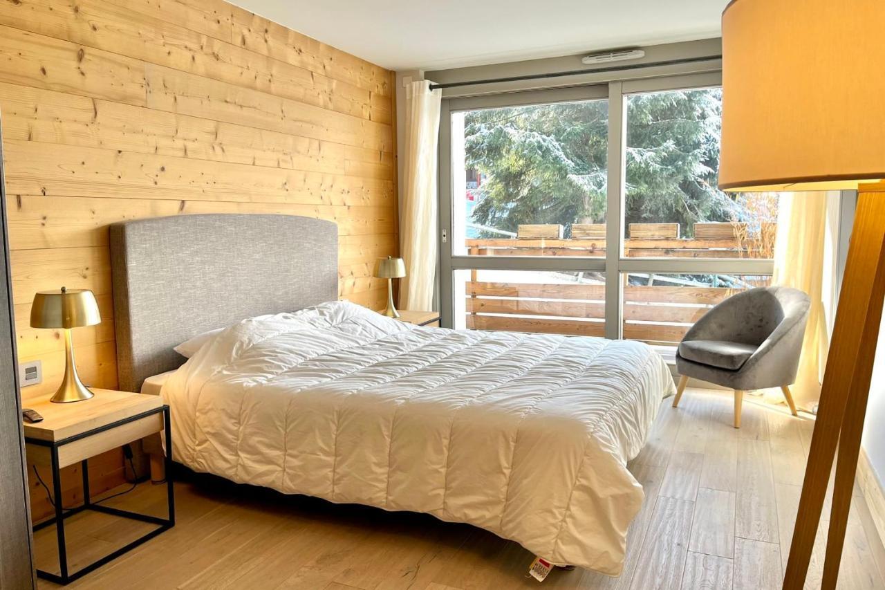 Modern Apt At The Foot Of The Slopes In Megeve Ngoại thất bức ảnh